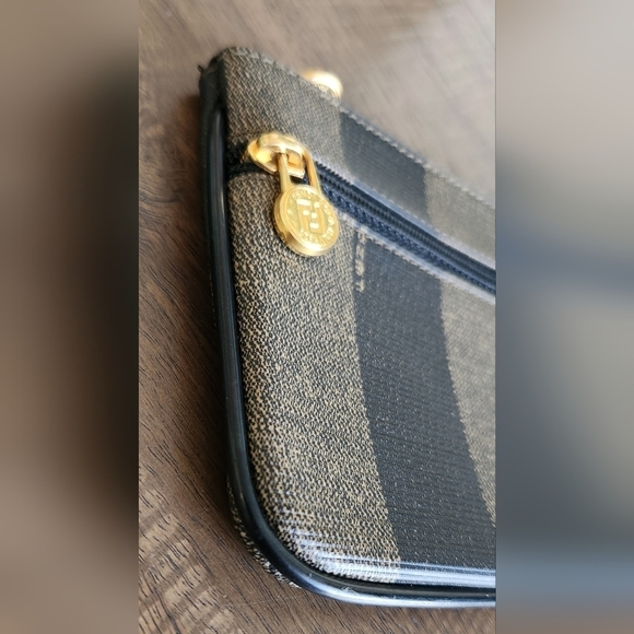 Fendi Pequin Canvas Zip Pouch - Picture 7 of 13